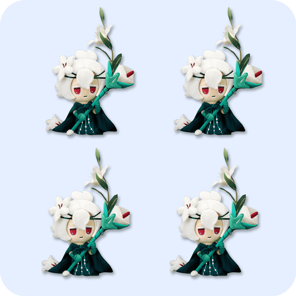 White Lily Plush 4PCS White Lily Plush 4PCS